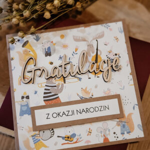 Personalizowana Kartka Gratulacyjna - Orkiestra